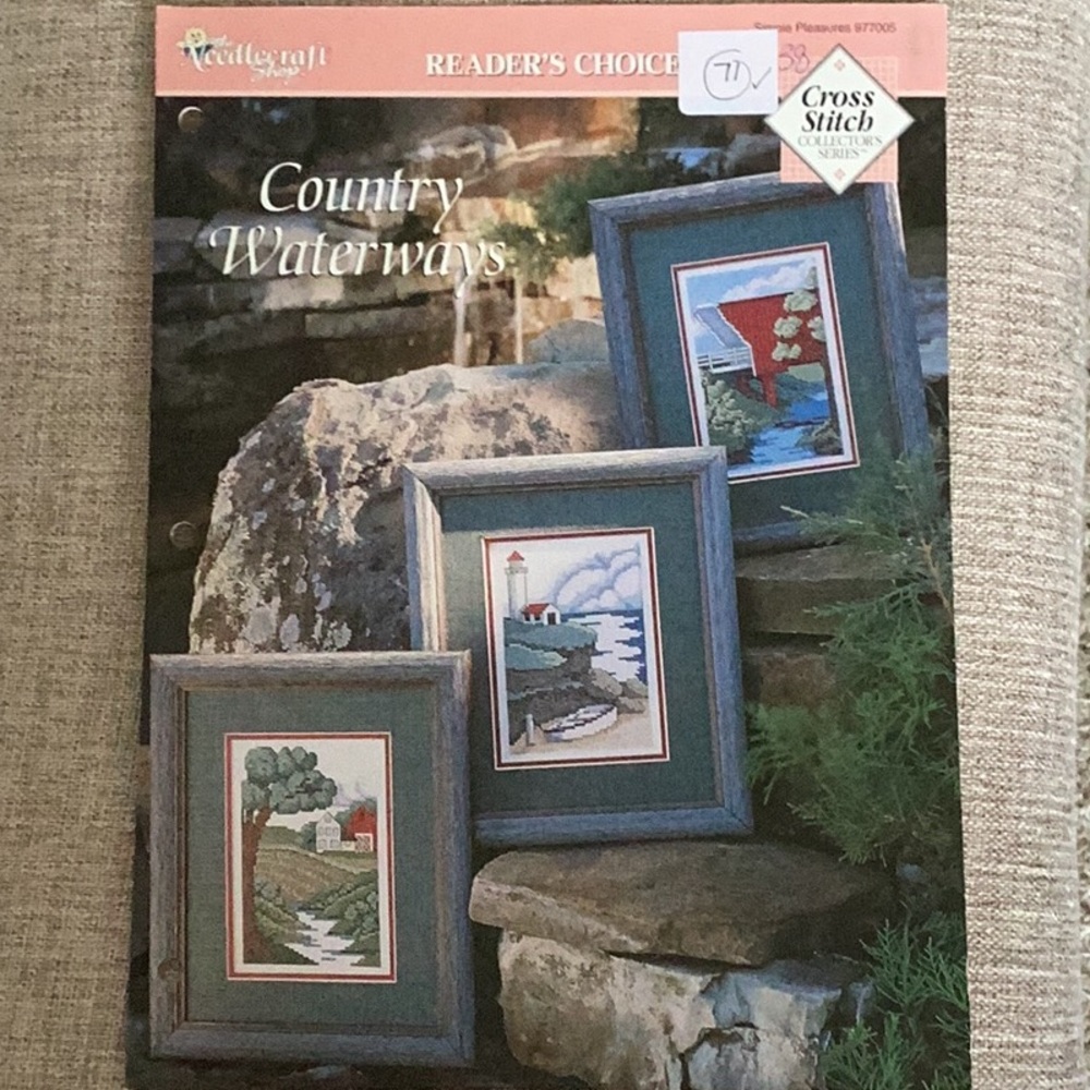 #71 The Needlecraft Shop "Country Waterways" Counted Cross Stitch Pattern
